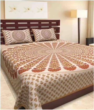 Uniqchoice Cotton Double Bedsheet ( Assorted )