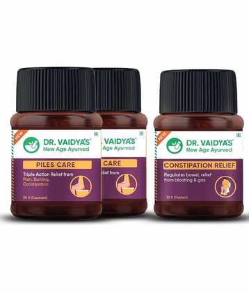 Dr. Vaidya'S Piles Relief Pack (Piles Care And Constipation Relief)