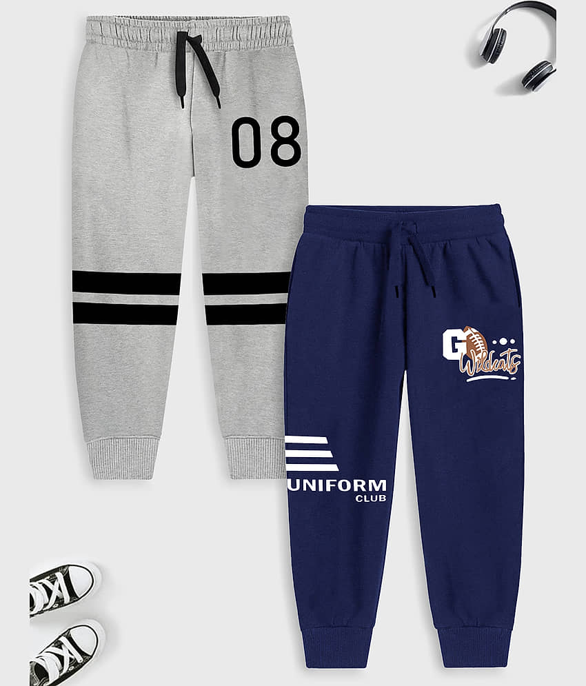 Trampoline Pack of 2 Boys Cotton Blend Trackpant ( Multicolor 1 )