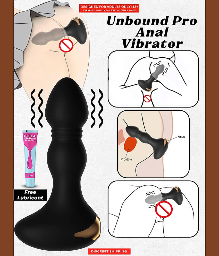 Anal Plug Vibrating Dildo- USB Rechargeable and Bluetooth Controlled with 10 Different Vibration Modes Prostate Massager for Girls