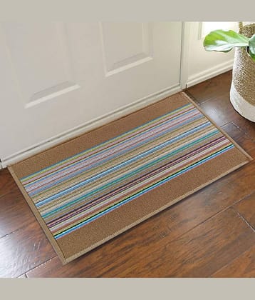 Status Brown Single Door Mat - ( 40 X 60 )