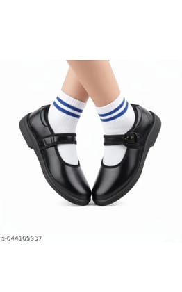 Girls / Kids School Shoes (Black)
