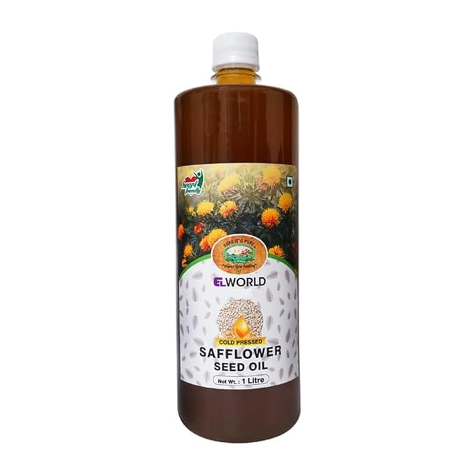 Elworld Agro & Organic Food Products Safflower Oil 1Ltr