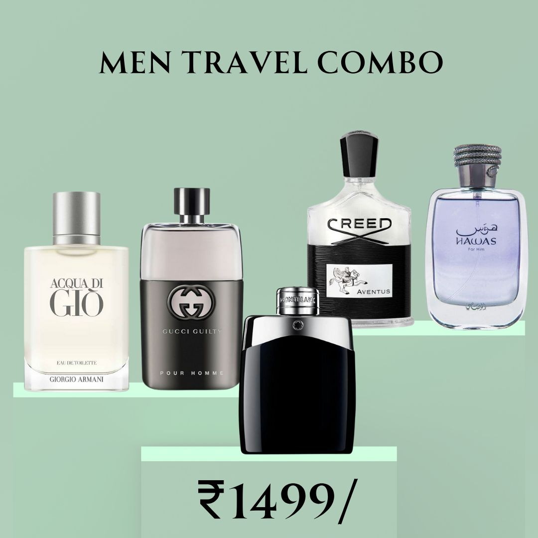 Men Travel Combo  25ml X 5 perfumes