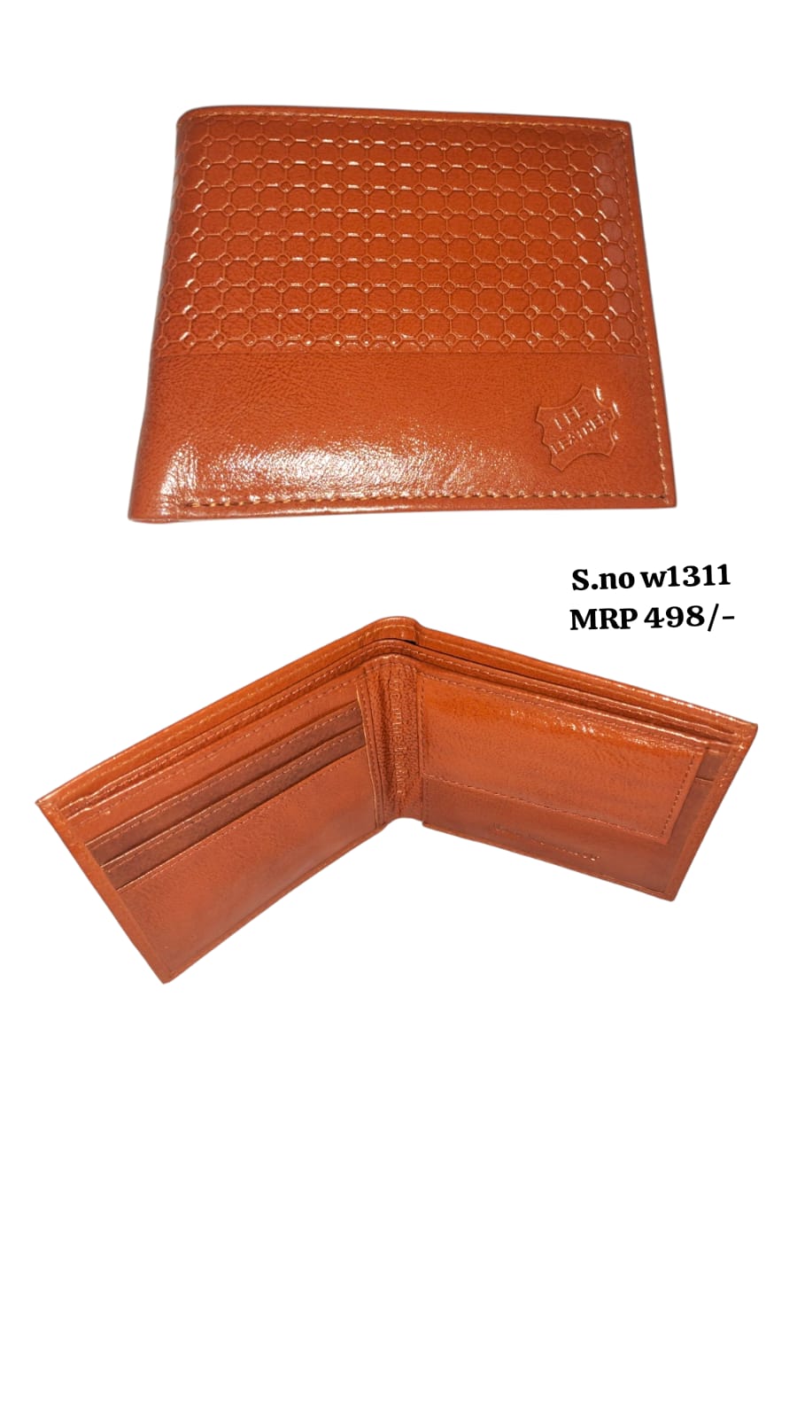 Genuine leather wallet for men Pack Of 2