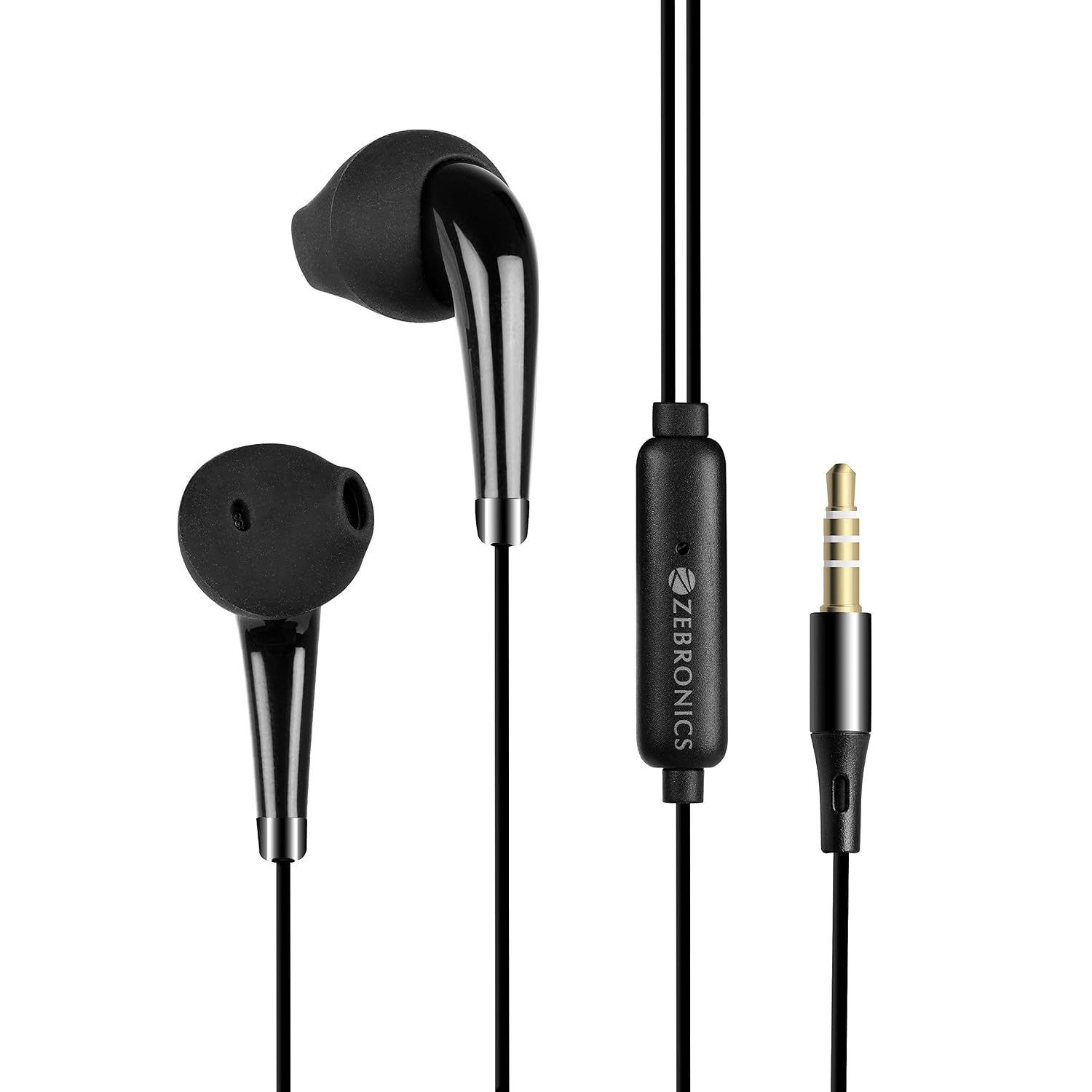 Zebronics Zeb-Calyx In-Ear Wired Headphone - Black 