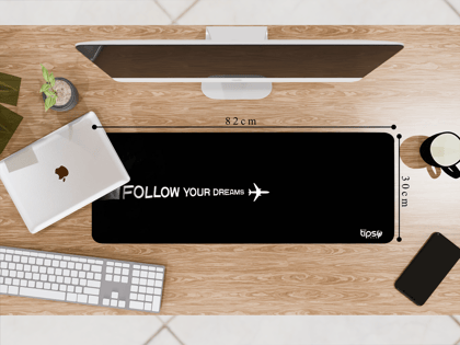 "Follow Your dream" Gaming Mousepad – Elevate Your Gaming Experience-Large (30CM X 82CM)