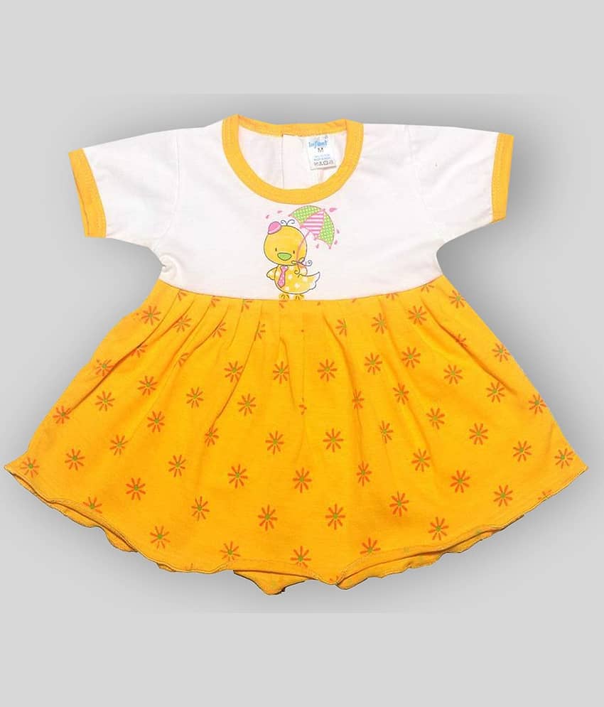 INFANT Baby Girls 100% Cotton Frocks ( Multi )