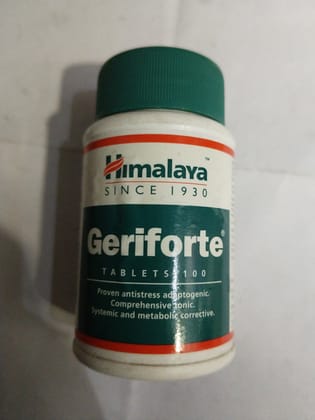 Himalaya Geriforte Tablets 100 Proven antistress adaptogenic. 