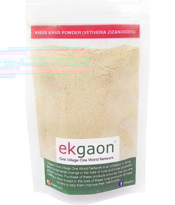 Ekgaon Khus Khus Powder (Vetiveria zizanoides) 100 gm