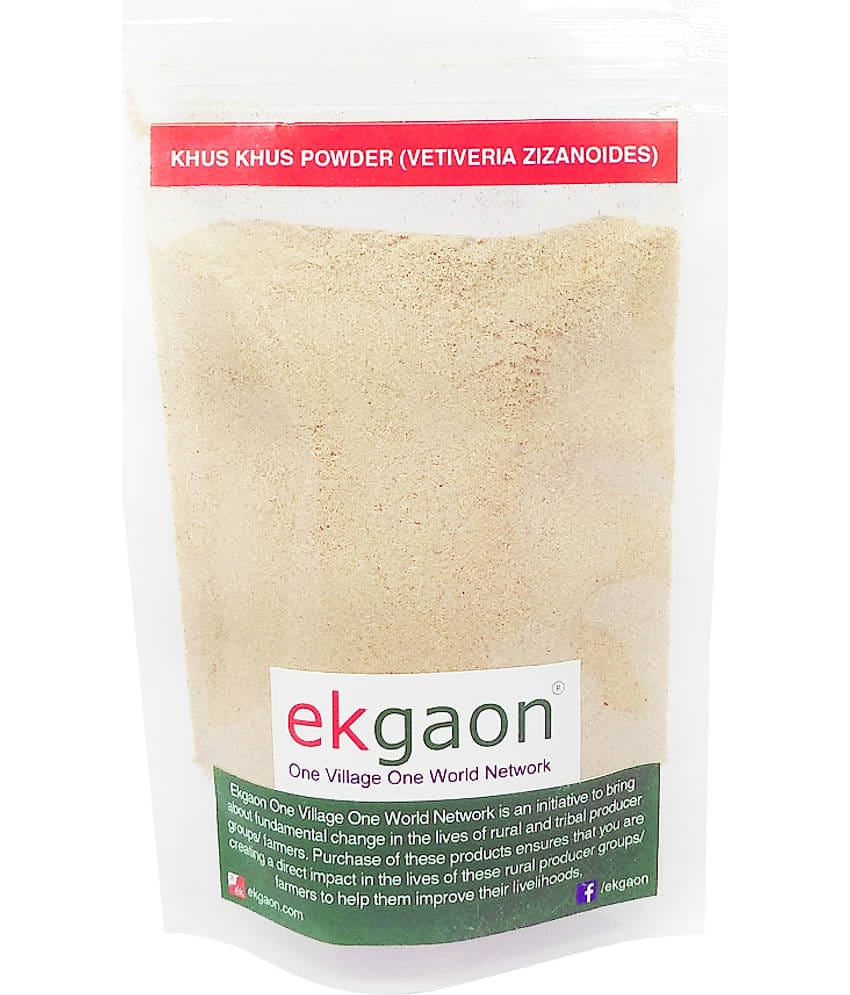 Ekgaon Khus Khus Powder (Vetiveria zizanoides) 100 gm