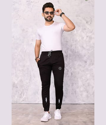 ANAND SAREES Black Lycra Men's Trackpants ( Pack of 1 )