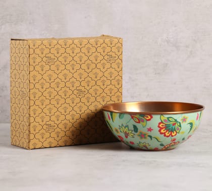 India Circus Neon Cyanic Pop Burst Bowl