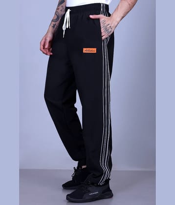 HVBK Black Polyester Men's Trackpants ( Pack of 1 )