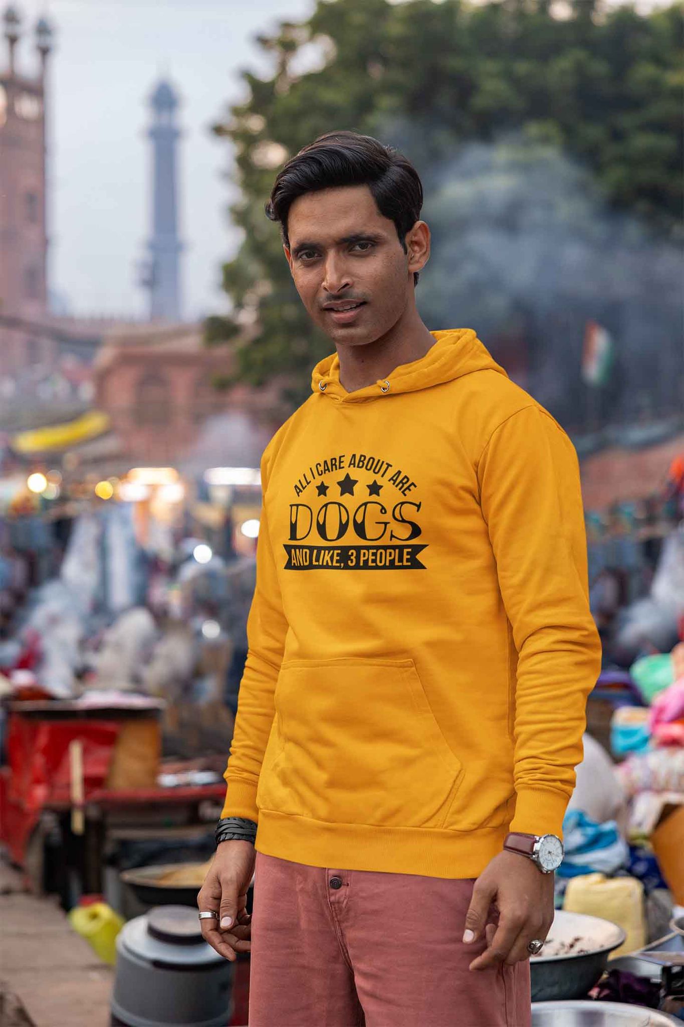 Hoodie (Men) - Dogs Are My Life (7 Colours)