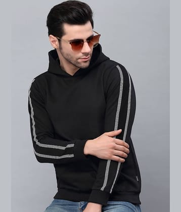 Rigo - Black Fleece Regular Fit Men's Sweatshirt ( Pack of 1 )