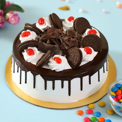 Black Forest Oreo Cake 1 Kg Eggless