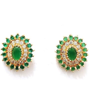 Jewels Corner - Golden Stud Earrings ( Pack of 1 )