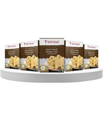 SATVAM Millet Dhokla Instant Mix Instant Mix 1000 gm Pack of 5