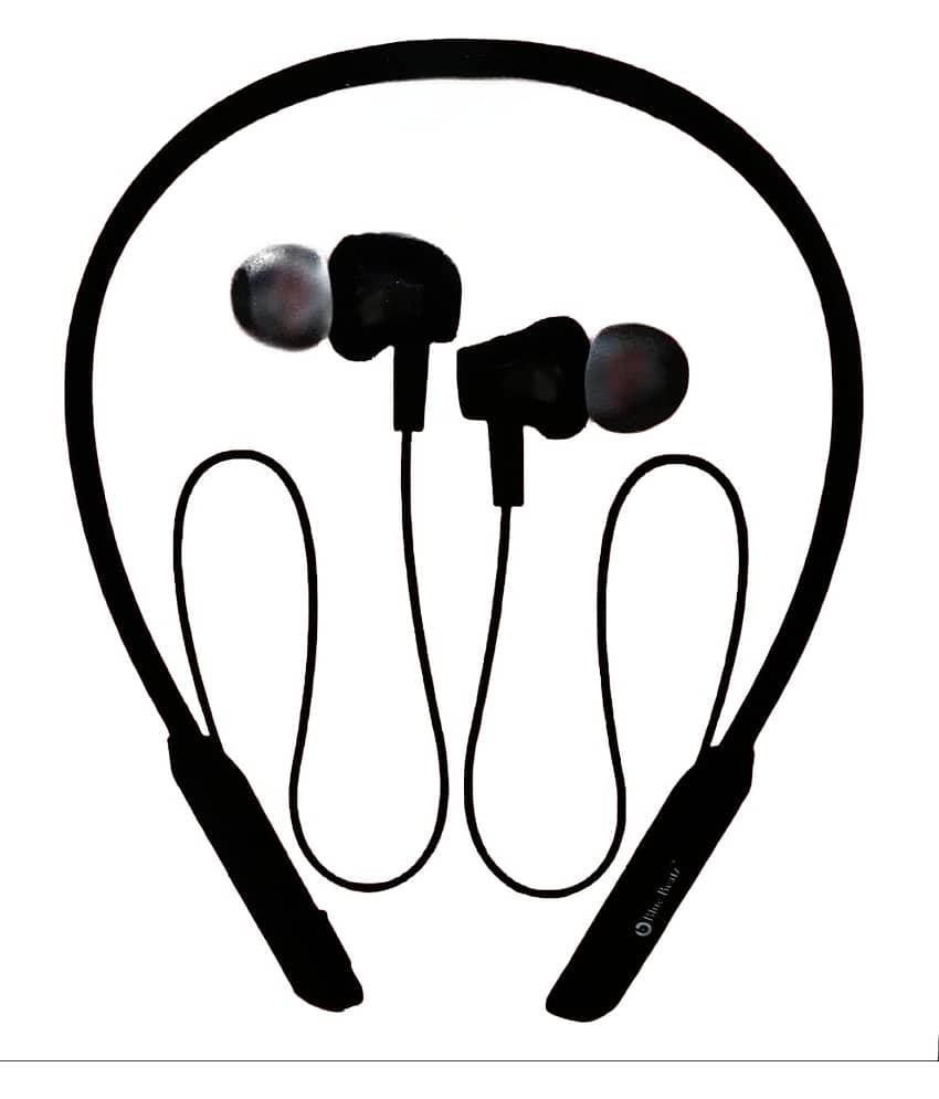 CHARKEE NB-804 Wireless Neckband In-the-ear Bluetooth Headset with Upto 20h Talktime Music Controls - Black