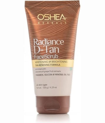 Oshea Herbals Radiance D-Tan Face Scrub 120Grams