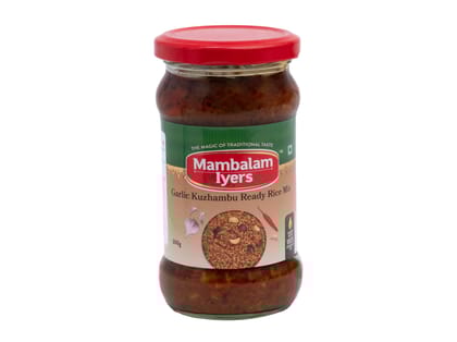 Garlic Kuzhambu Rice Mix 300gm bottle
