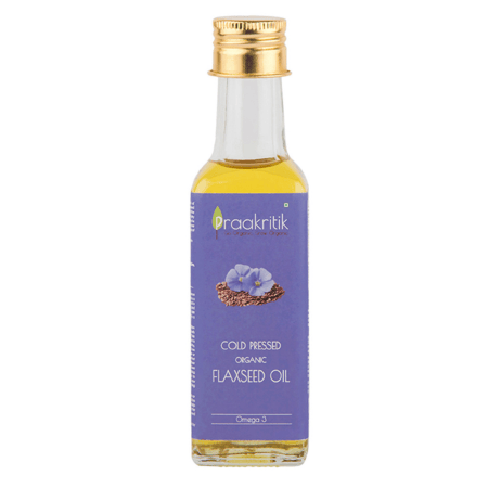 Praakritik Organic Cold Pressed Flaxseed Oil 500 ml