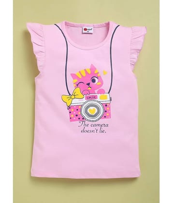 Mars Infiniti Pack of 1 Girls Cotton Top ( Pink )