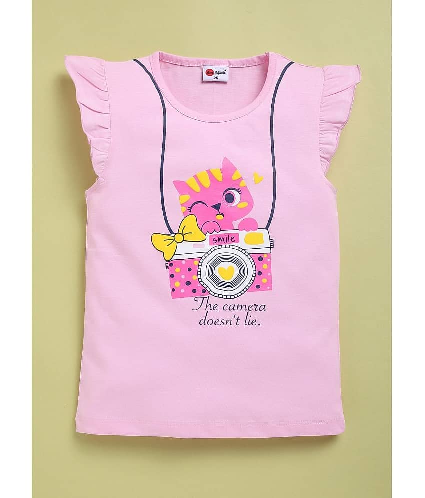 Mars Infiniti Pack of 1 Girls Cotton Top ( Pink )