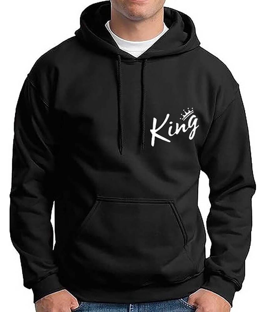 code yellow Fleece Hooded Men's Sweatshirt - Black ( Pack of 1 )