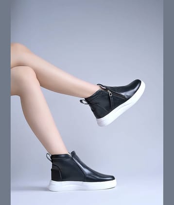 NZS Black Women's Ankle Length Boots