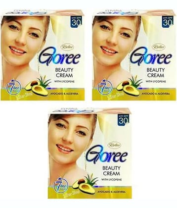 DIARA Goree Beauty Cream With Lycopene Night Cream 30 gm Pack of 3