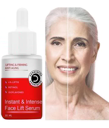 Dermistry Anti Aging Liftis & Retinol Face Serum Skin Tightening Removes Fine Lines Wrinkles Puffiness Moisturizer Reverses Signs of Ageing Skin Repair Firming Brightening Lightening Transforming Use Capsule Face Wash Mask Pack Cream Facial Kit Crym Tabs