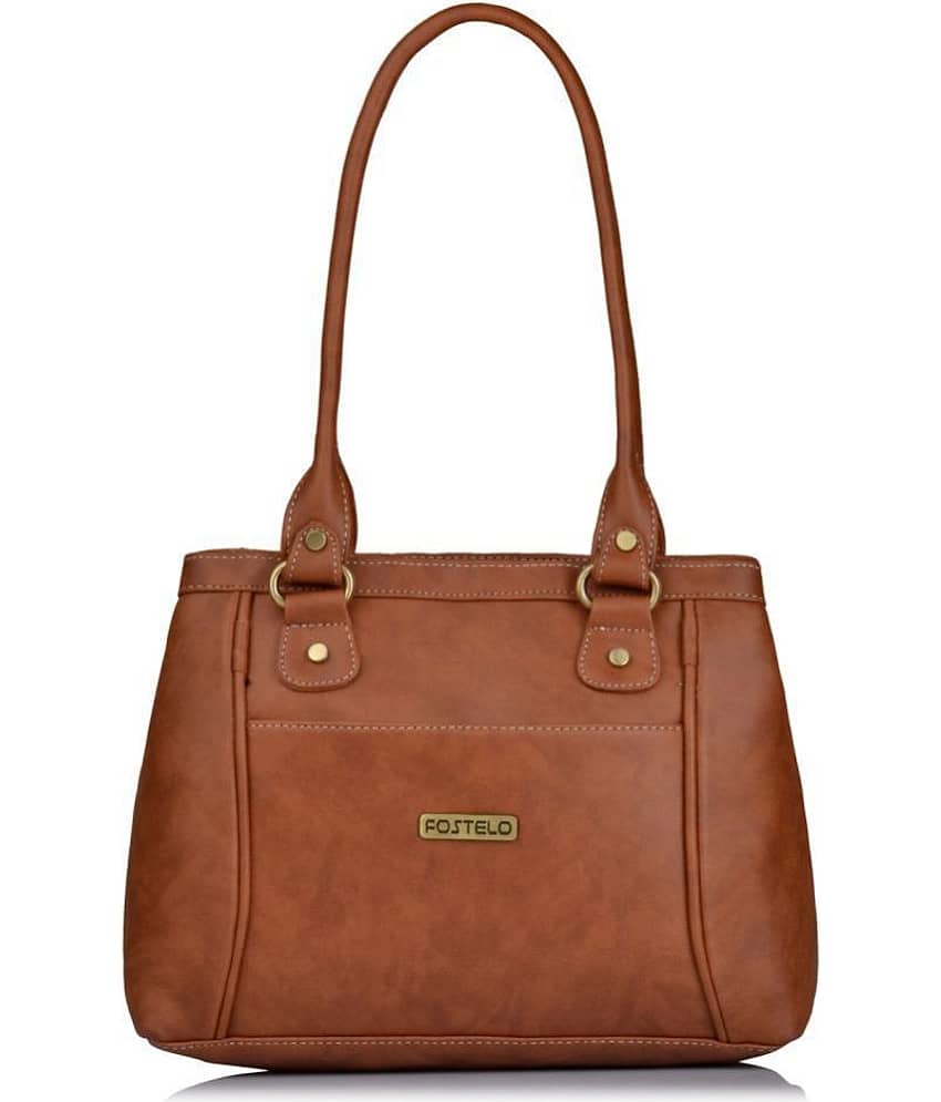 Fostelo Tan P.U. Shoulder Bag