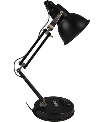 SPARKWORLD Black Study Table Lamp ( Pack Of 1 )