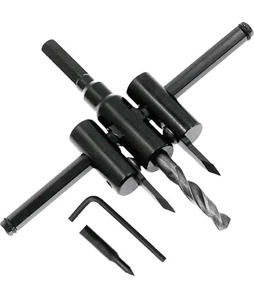 Adjustable Hole Saw 1-3/16" - 4-3/4" Drywall Circle Cutter 30-120mm Wood Circle Cutter Adjustable Circle Cutter for Wood Working Twist Hole DIY Tools Hole Saw Circle Cutter Drill Bit Tool