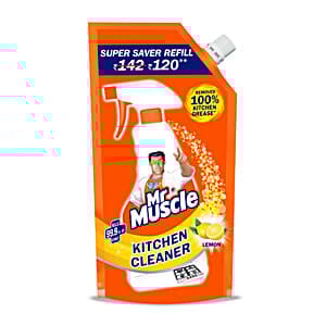 Mr. Muscle Kitchen Cleaner Refill, 425 ml Refill Pouch