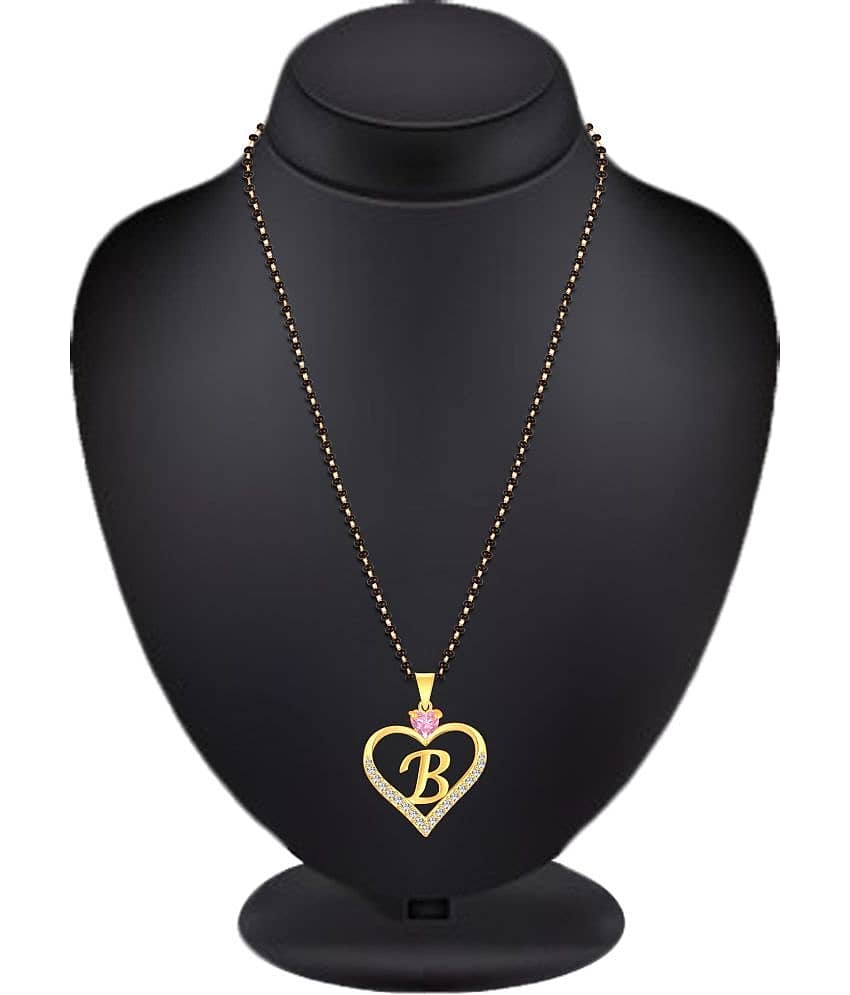 HEER COLLECTION - Golden Mangalsutra ( Pack of 1 )