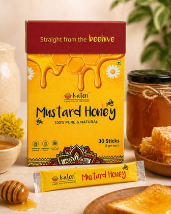 Pure Mustard Honey Sachets - Katori