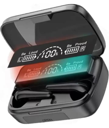 VERONIC M11 Bluetooth True Wireless (TWS) In Ear 30 Hours Playback Fast charging,Powerfull bass IPX4(Splash & Sweat Proof) Black