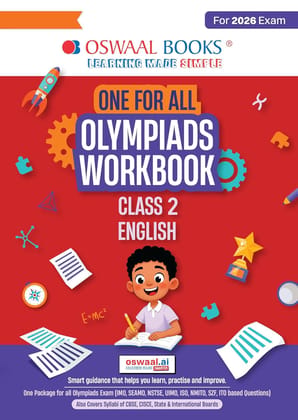 OSWAAL ONE FOR ALL OLYMPIADS WORKBOOK ENGLISH CLASS 2 FOR 2026 EXAMS || PREP GUIDE | | NTSE || IBPS || -oswbeng2 [Paperback] [Oct 30, 2024] Arihant