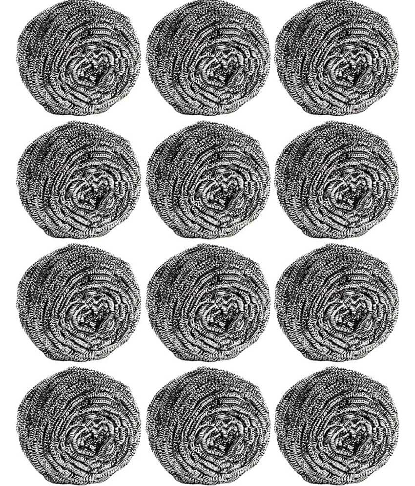 Grow Basket Steel Scrubber Stainless Steel Stainless Steel Scrub