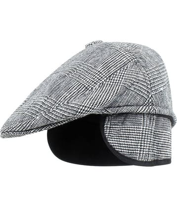 Zacharias - Gray Woollen Men's Cap ( Pack of 1 )