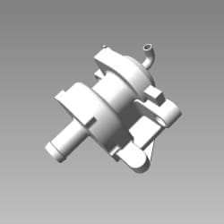 Hero Genuine Valve Assy Air Suction for Splendor Plus | Emission Control Support | Durable Construction | OEM Fit | Consistent Performance | Reliable Operation - 18600KCC944S