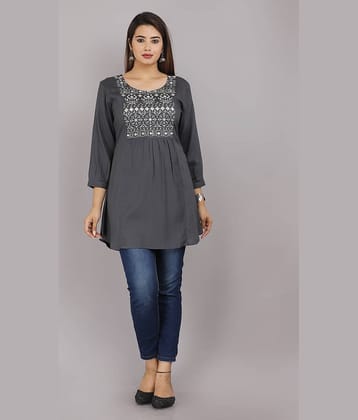 Rayon Short Kurti For Women (Pack of 1)