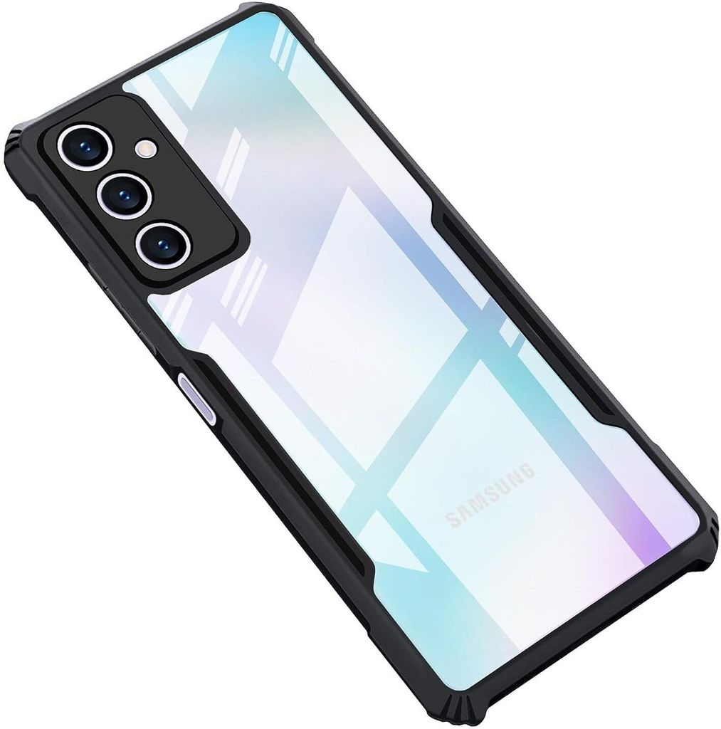 PLUGTECH Slim Shockproof Case | Matte Black Soft | Drop Protection | Precise Cutouts | Premium Mobile Cover for Samsung Galaxy M54 5G, Samsung Galaxy F54 5G