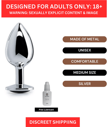 Cute Metal Diamond Butt Plug Anall Plug Bead Prostate Massage Sex Toys for Women Men