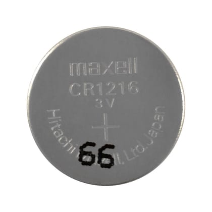CR1216 Maxell Lithium 3V Coin Battery, 1 Battery