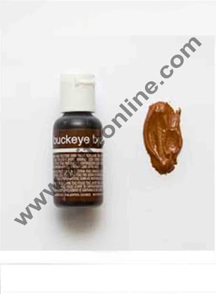 Chefmaster Liqua-Gel Buckeye Brown .70 oz Food Color (20g)