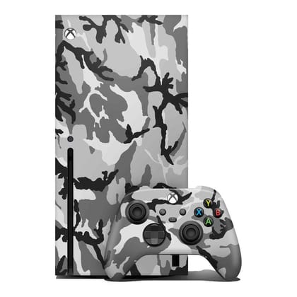 Grey Camo Xbox Skin